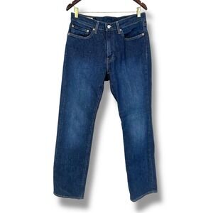 Levi's 514 Premium Straight Jeans W32 (30x29 Measured) Dark Wash